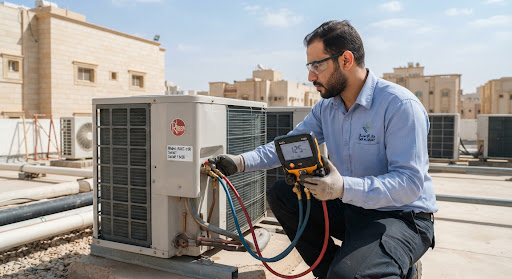 تشخيص أعطال دائرة التبريد والضاغط في نشافات المضخة الحرارية (Heat Pump Dryers)