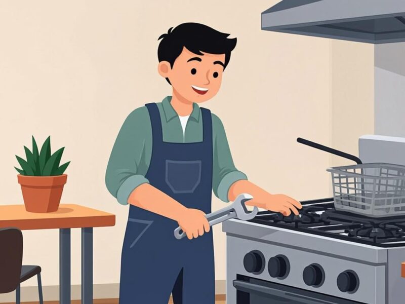 صيانة معدات المطابخ التجارية